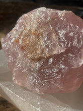 Load image into Gallery viewer, Raw Rose Quartz Statemet Piece
