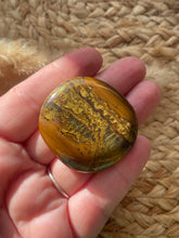 Load image into Gallery viewer, Tiger Eye Smoothie Palm Stone
