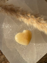Load image into Gallery viewer, Orange Calcite Puff Heart
