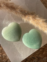Load image into Gallery viewer, Green Aventurine Heart Smoothie Palm Stone
