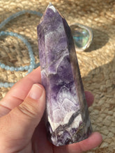 Load image into Gallery viewer, Chevron Amethyst Tower

