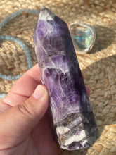 Load image into Gallery viewer, Chevron Amethyst Tower
