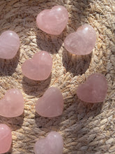 Load image into Gallery viewer, Rose Quartz Heart Carvings
