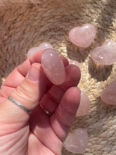 Load image into Gallery viewer, Rose Quartz Heart Carvings
