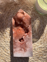 Load image into Gallery viewer, Pink Amethyst Druzy Tower
