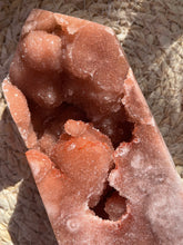 Load image into Gallery viewer, Pink Amethyst Druzy Tower
