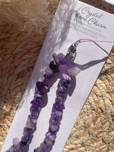 Load image into Gallery viewer, Amethyst Phone Key Charm
