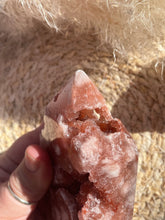 Load image into Gallery viewer, Pink Amethyst Druzy Tower
