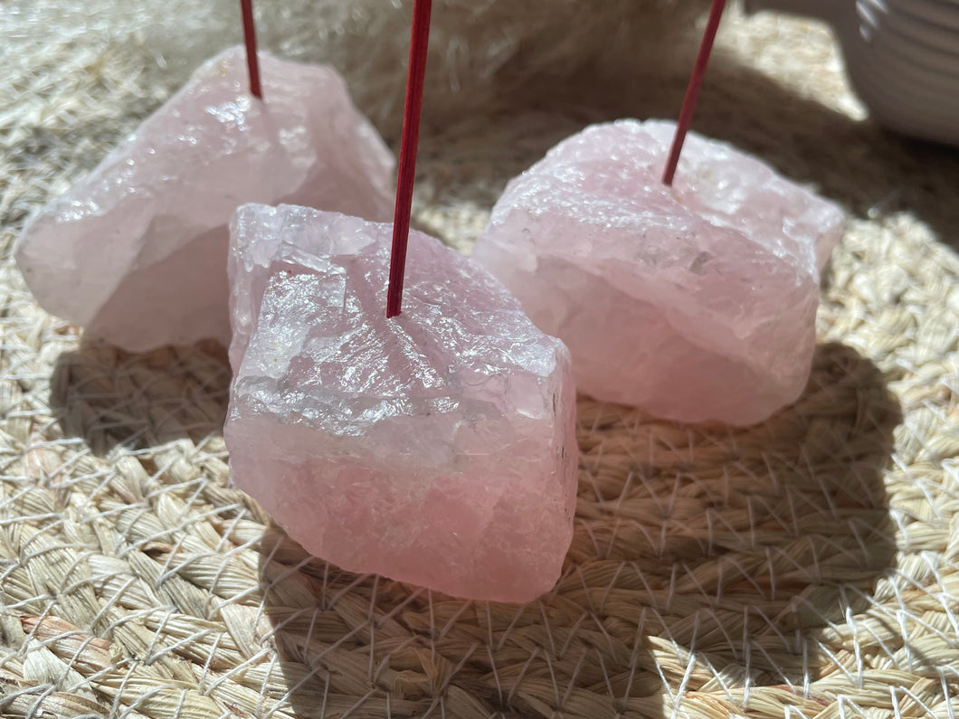 Rose Quartz Incense Holder