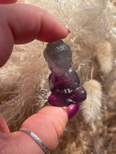 Load image into Gallery viewer, Fluorite Mini Buddha Carving
