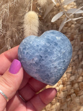 Load image into Gallery viewer, Blue Calcite Heart Carving
