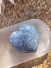 Load image into Gallery viewer, Blue Calcite Heart Carving
