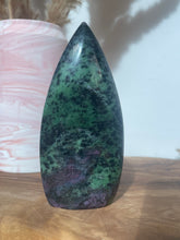Load image into Gallery viewer, Ruby Zoisite Flame Carving
