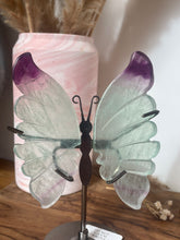 Load image into Gallery viewer, Rainbow Fluorite Butterfly Wings
