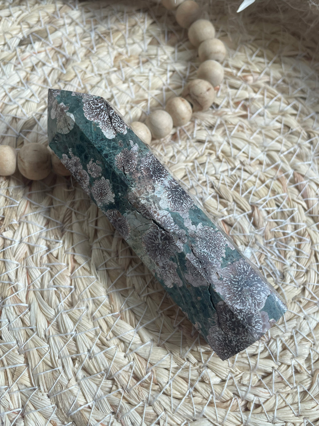 Imperfect Sakura Green Jasper Tower