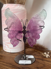 Load image into Gallery viewer, Rainbow Fluorite Butterfly Wings
