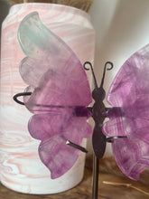 Load image into Gallery viewer, Rainbow Fluorite Butterfly Wings
