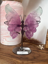 Load image into Gallery viewer, Rainbow Fluorite Butterfly Wings
