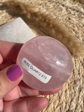 Load image into Gallery viewer, Rose Quartz Palm Stone
