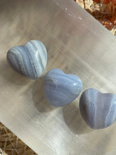 Load image into Gallery viewer, Blue Lace Agate Mini Heart Carving
