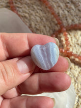 Load image into Gallery viewer, Blue Lace Agate Mini Heart Carving
