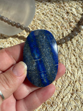Load image into Gallery viewer, Lapis Lazuli Palm Stone
