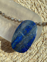 Load image into Gallery viewer, Lapis Lazuli Palm Stone
