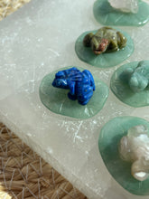 Load image into Gallery viewer, Frog on a Lilypad Carving
