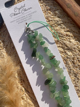 Load image into Gallery viewer, Green Aventurine Phone Key Charm
