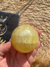 Load image into Gallery viewer, Lemon Calcite Sphere
