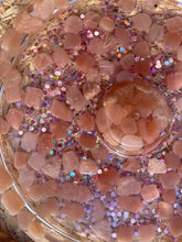 Load image into Gallery viewer, Peach Moonstone X Sunstone Crystal Chip Resin Incense Holder
