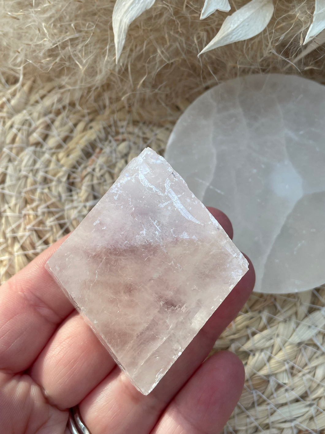 Pink Optical Calcite