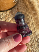 Load image into Gallery viewer, Fluorite Mini Buddha Carving
