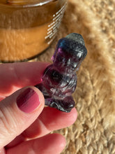Load image into Gallery viewer, Fluorite Mini Buddha Carving
