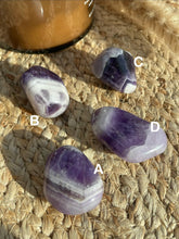 Load image into Gallery viewer, Chevron Amethyst XL Tumble Stone
