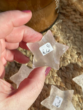 Load image into Gallery viewer, Rose Quartz Star Carving
