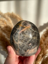 Load image into Gallery viewer, Black &amp; Peach Moonstone Free Form
