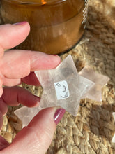 Load image into Gallery viewer, Rose Quartz Star Carving
