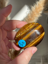 Load image into Gallery viewer, Tiger Eye Palm Stone
