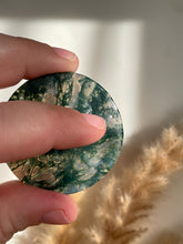 Load image into Gallery viewer, Moss Agate Dragon Carving Pendant
