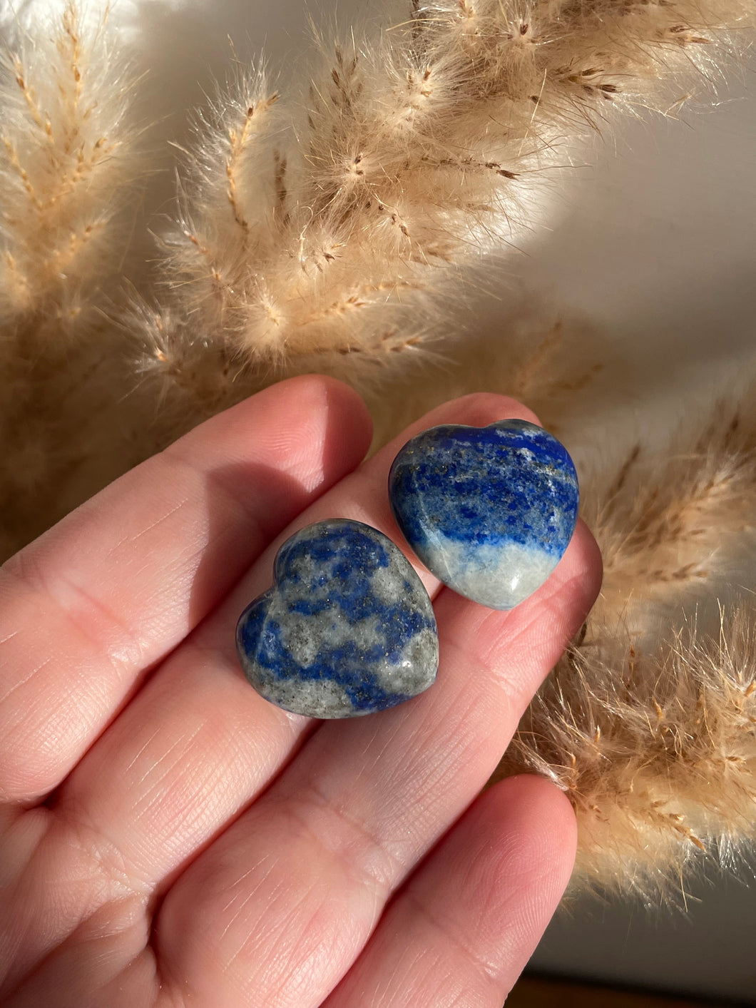 Lapis Lazuli Mini Heart Carving