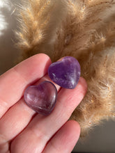 Load image into Gallery viewer, Amethyst Mini Heart Carving
