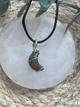 Load image into Gallery viewer, Unakite Silver Plated Necklace
