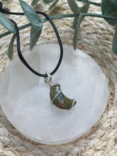 Load image into Gallery viewer, Unakite Silver Plated Necklace
