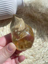 Load image into Gallery viewer, Golden Healer Citrine Flame Carving
