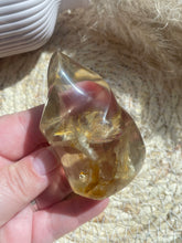 Load image into Gallery viewer, Golden Healer Citrine Flame Carving
