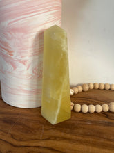 Load image into Gallery viewer, Lemon Calcite Tower
