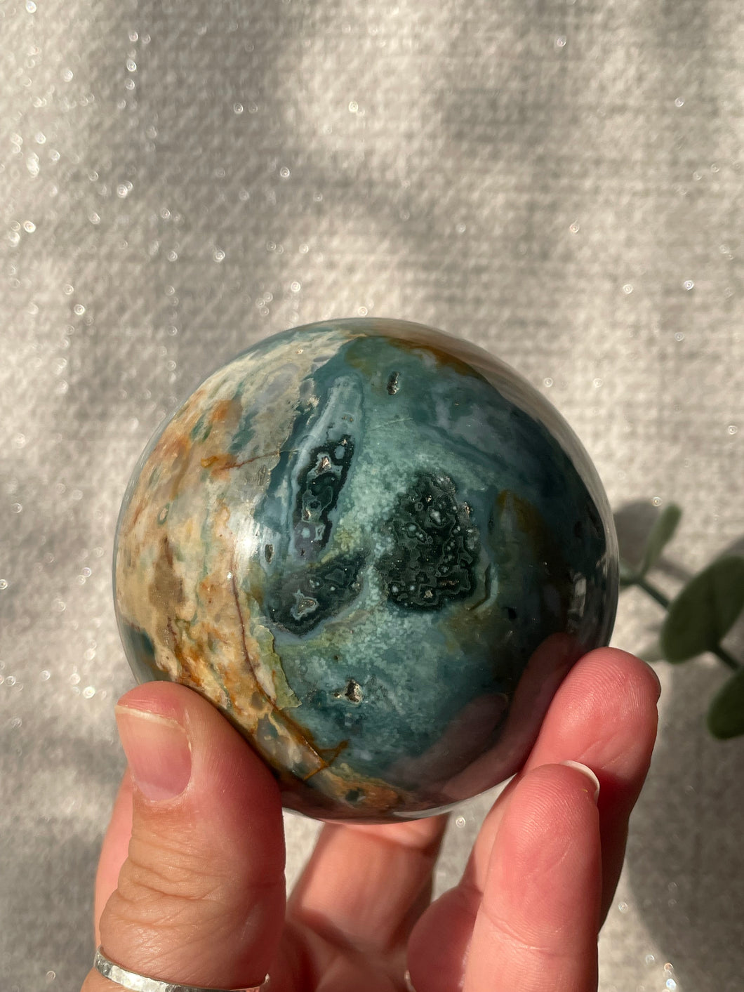 Ocean Jasper Sphere