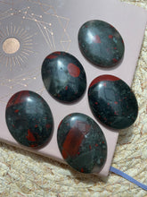 Load image into Gallery viewer, African Blood Stone Worry Stone
