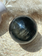 Load image into Gallery viewer, Golden Sheen Obsidian Sphere
